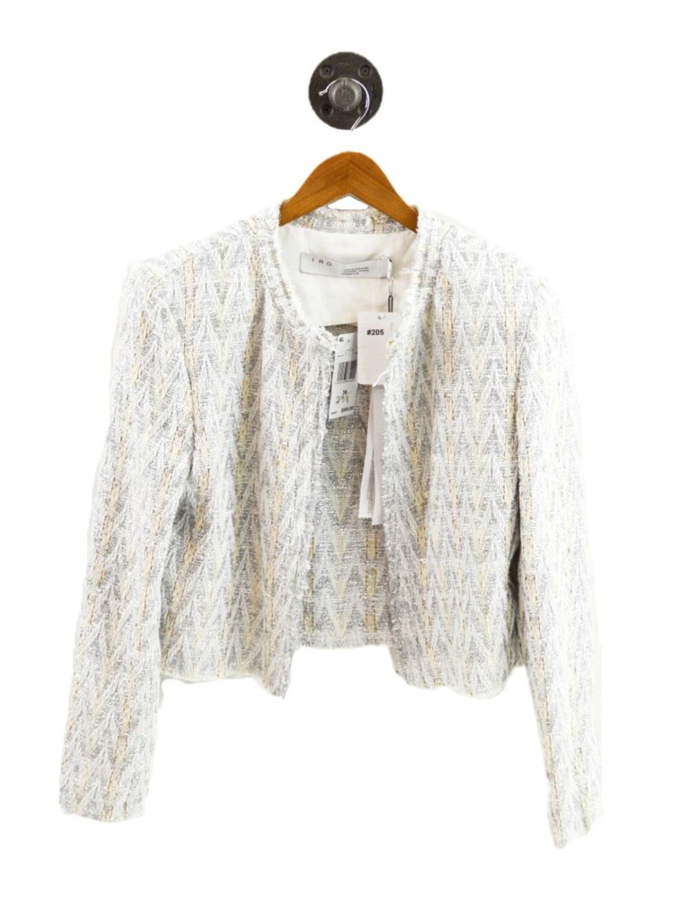 IRO Makilo Metallic Cropped Blazer #205-58